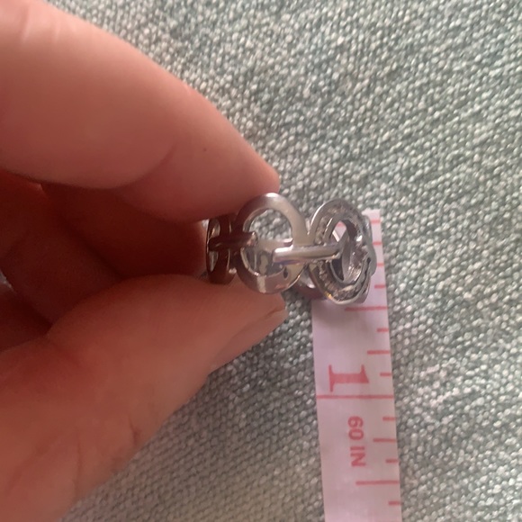 Stainless Steel Swarovski crystal ring - Picture 4 of 6